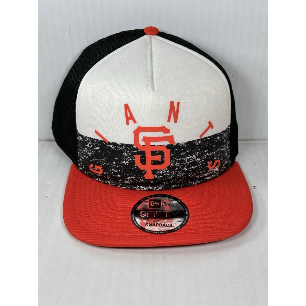 New Era San Francisco Giants 9FIFTY A-Frame Snapback Adjustable Trucker Hat Cap